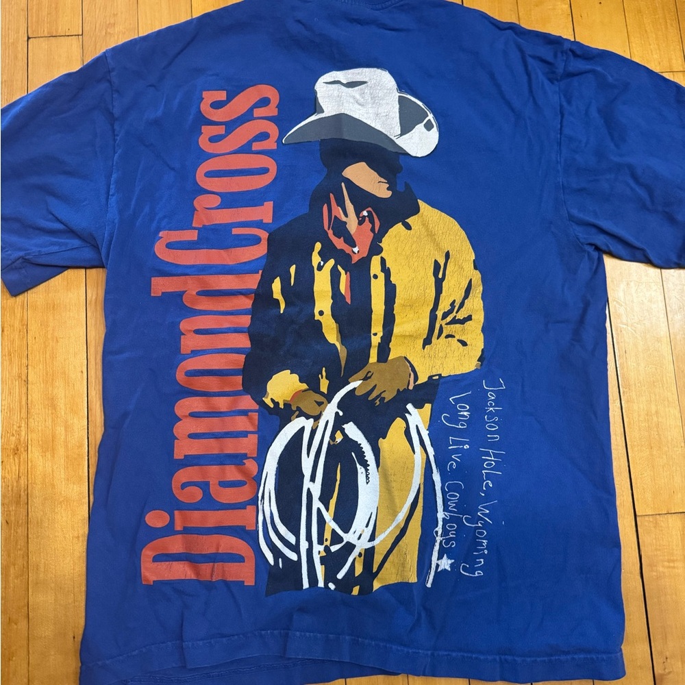 revolve blue cowboy shirt